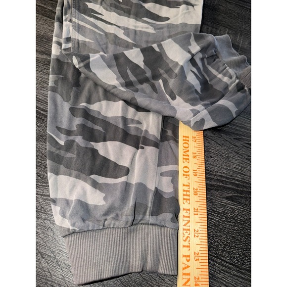 Splendid Gray Camo Jogger Pants Size M Utility Chic Athleisure Luxe Y2K Street - Picture 5 of 6